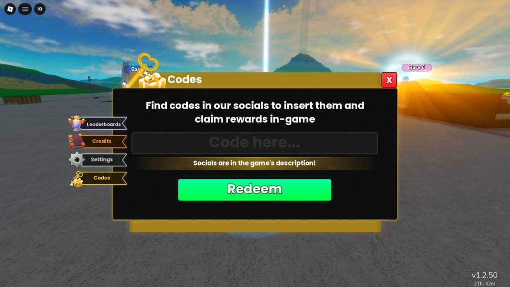 Roblox - Códigos de Nuke Tycoon Nuclear (março 2026)