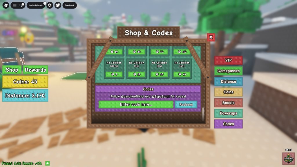Roblox - Códigos de Cart Slide Chaos (março 2026)