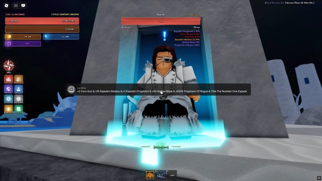 Roblox - Como conseguir Los Lobos (Starrk) no Rogue Piece