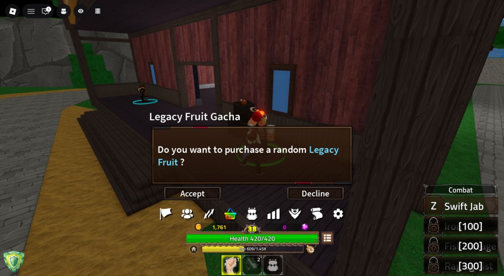 Roblox - Guia da Fruta Pter em King Legacy