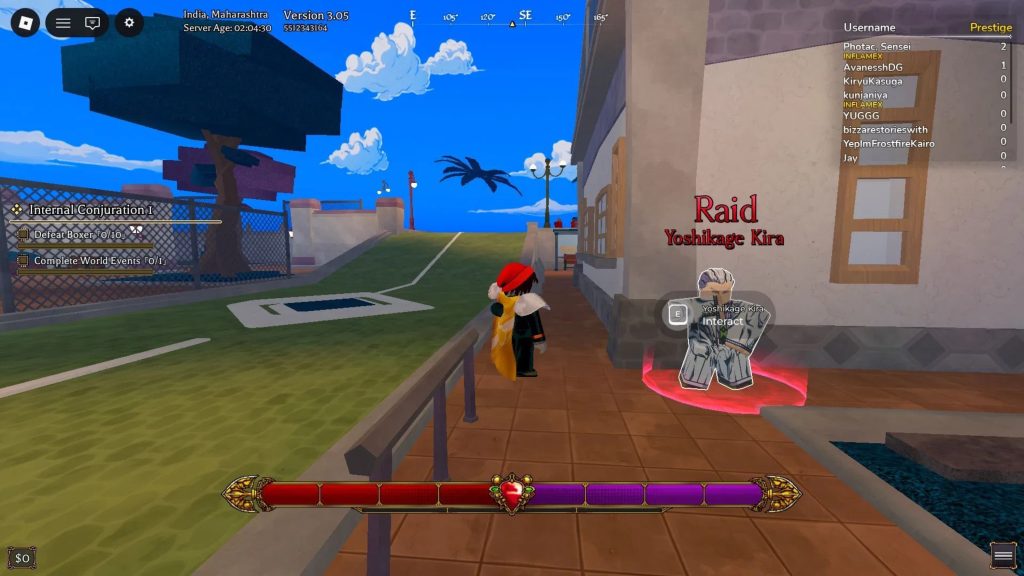 Roblox - Guia da Raid do Kira em Bizarre Lineage