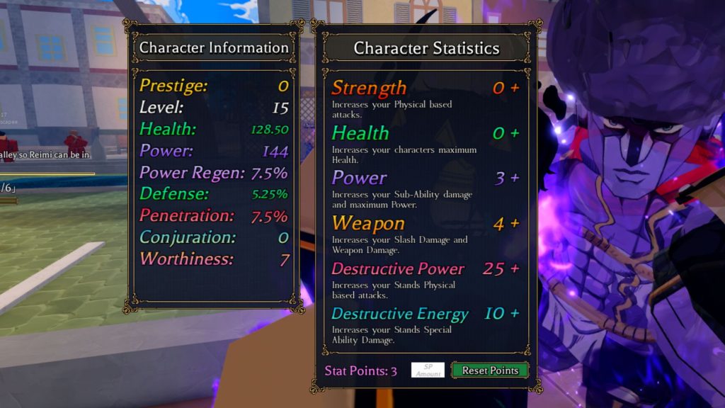 Roblox - Guia de Atributos no Bizarre Lineage