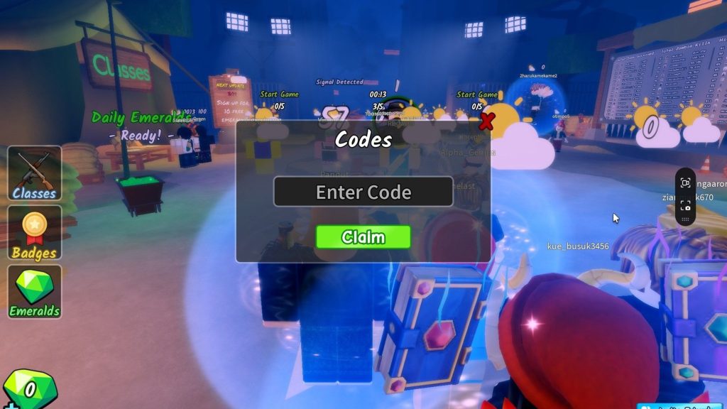 Roblox - Códigos de Survive the Apocalypse (março 2026)