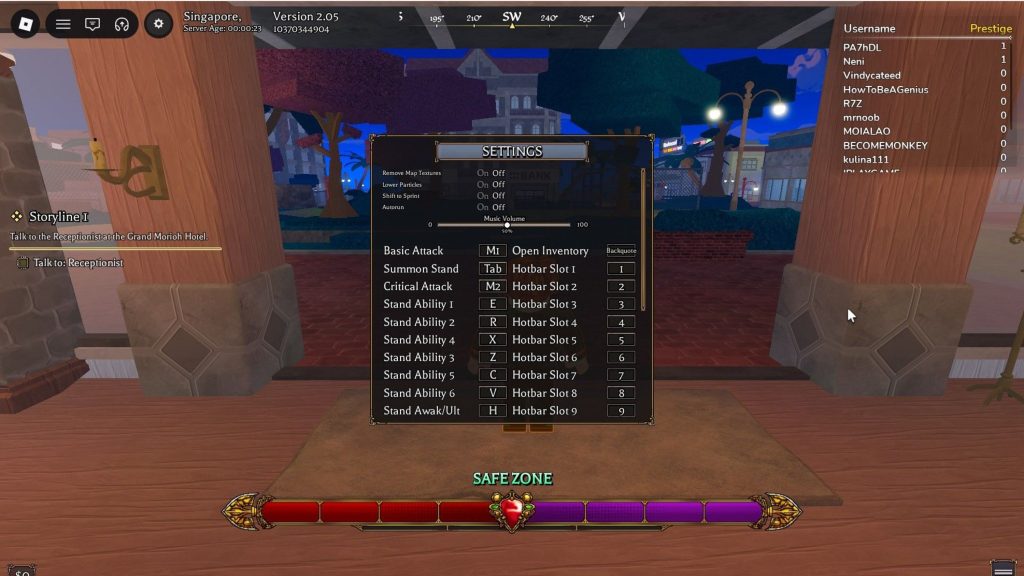 Roblox - Guia Completo de Controles do Bizarre Lineage