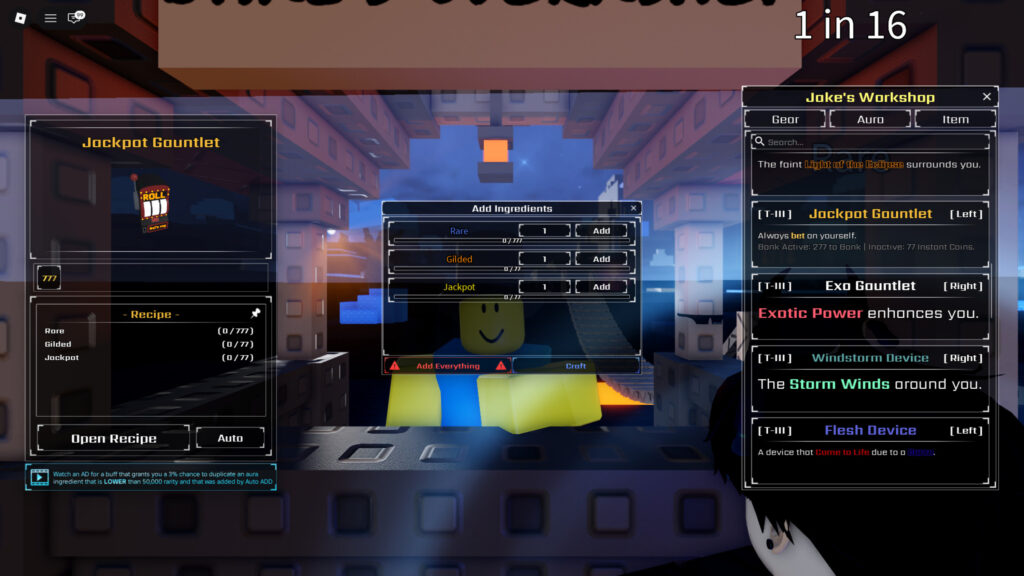 Roblox - Todas as Luvas em Sol's RNG