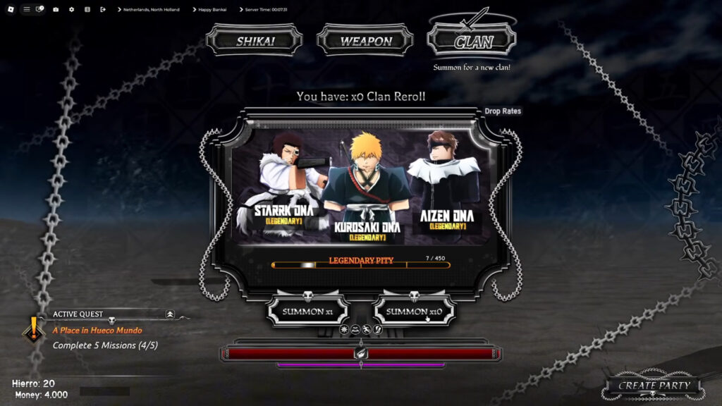 Roblox – Todos os Clãs em Paradox