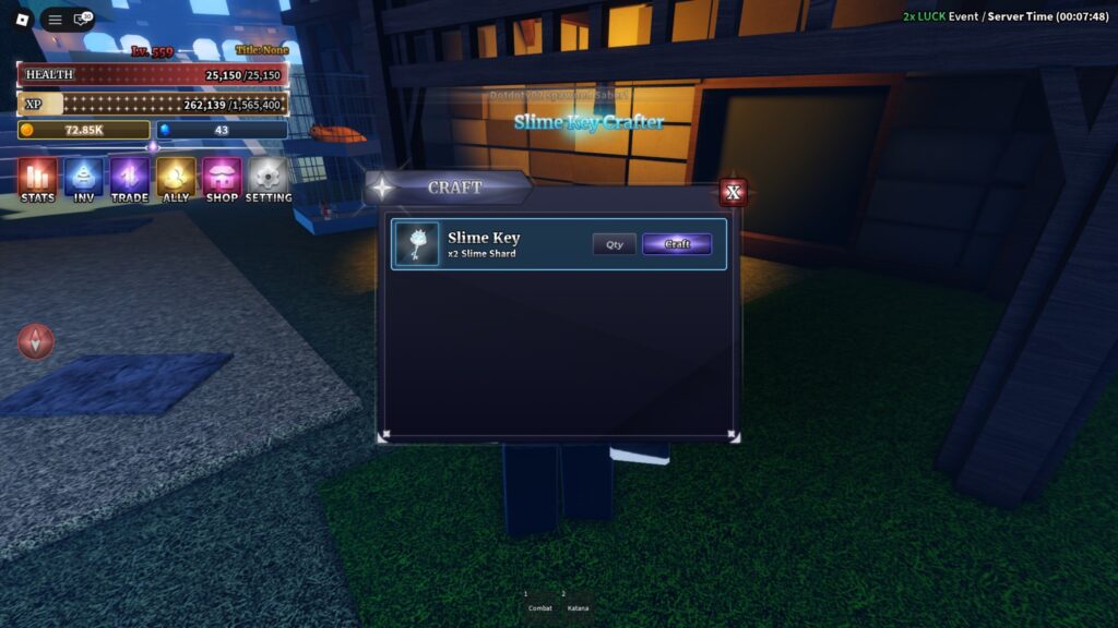 Roblox - Como Conseguir a Chave do Slime em Sailor Piece