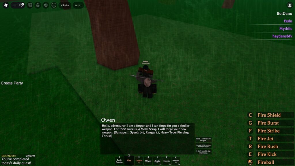 Roblox - Guia de Armas em Elementalism