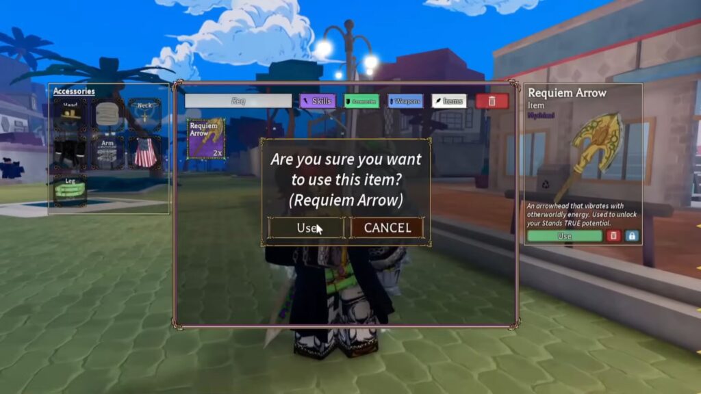 Roblox - Como Conseguir Flechas Requiem em Bizarre Lineage