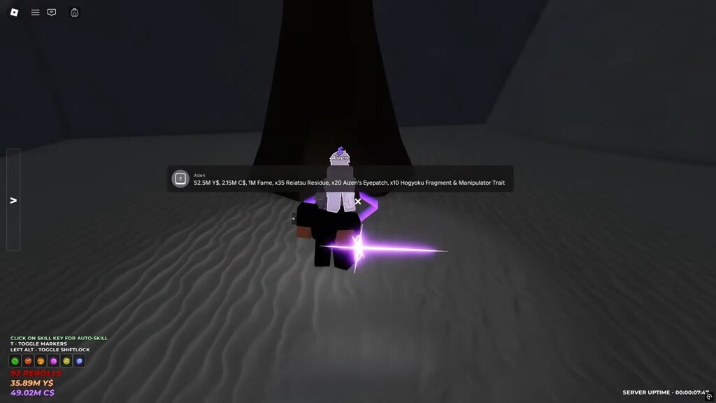 Roblox - Como Conseguir o Aizen em Reign Piece