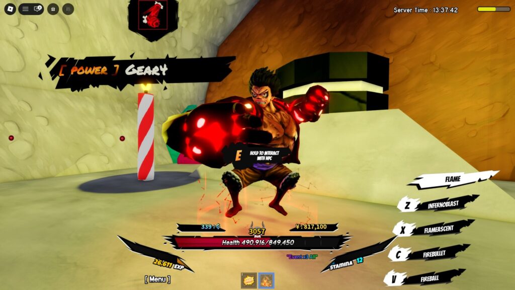 Roblox - Como Conseguir o Bounceman (Luffy) em Universal Piece