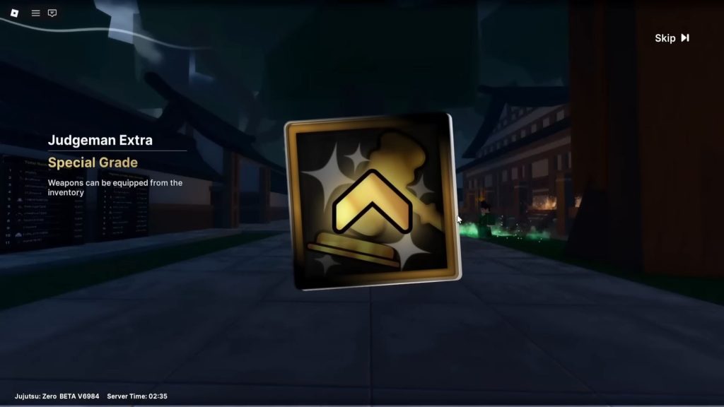 Roblox - Como conseguir a Expansão de Domínio Julgamento Mortal em Jujutsu Zero