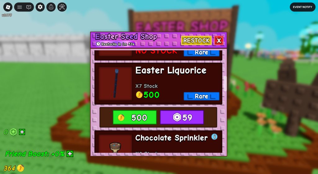 Roblox - Guia da Semente de Alcaçuz em Grow a Garden