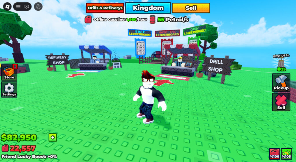 Roblox - Guia de Controles de Oil Empire