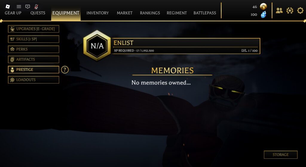 Roblox - Guia de Prestígio em Attack on Titan Revolution