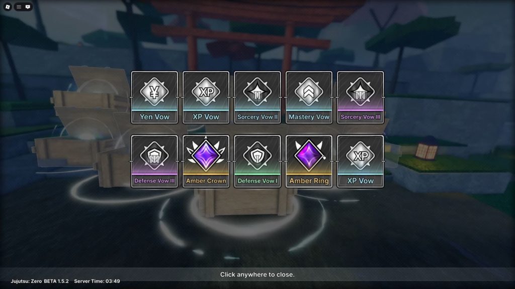 Roblox - Guia de Votos em Jujutsu Zero