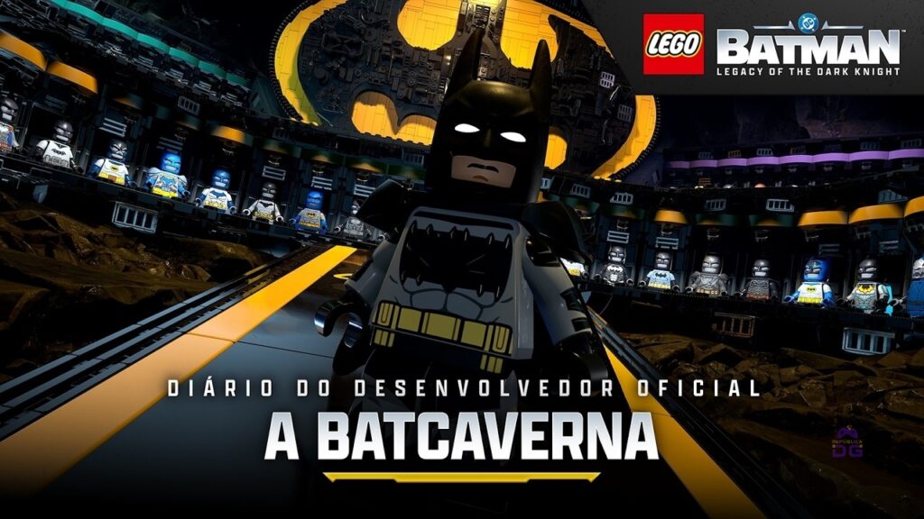 Batcaverna é o destaque em novo trailer de LEGO Batman: O Legado do Cavaleiro das Trevas batcaverna lego batman legado cavaleiro