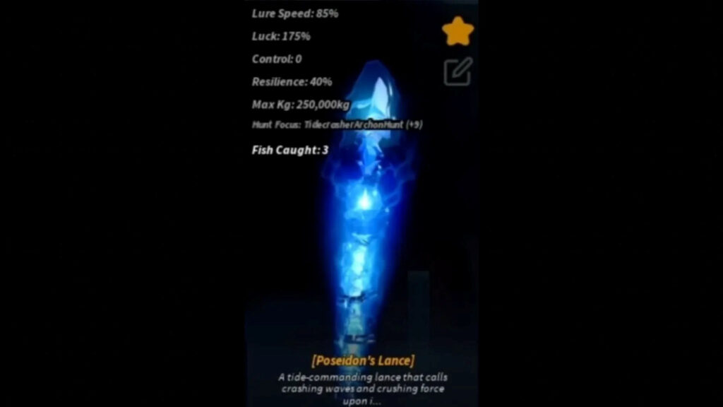 Roblox - Guia da Vara Lança de Poseidon em Fisch