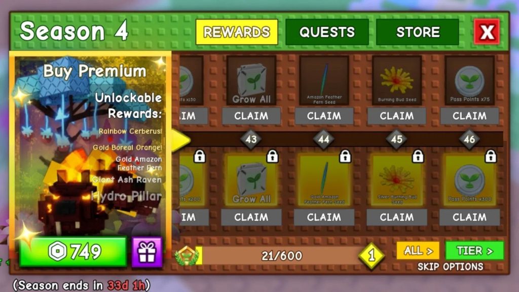 Roblox - Guia da Semente Laranja Boreal em Grow a Garden