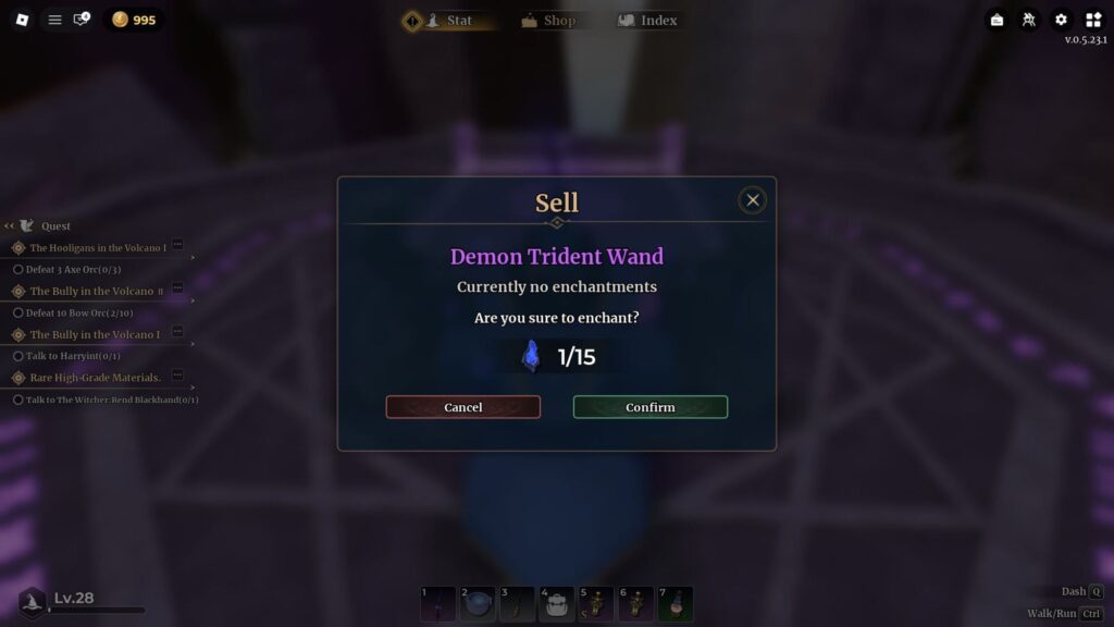 Roblox - Como encantar sua varinha em Wizard Alchemy