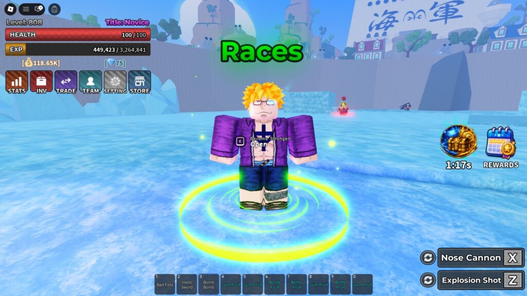 Roblox - Todas as Raças em Pirate Piece