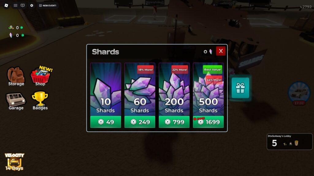 Roblox - Como Farmar Fragmentos em A Dusty Trip