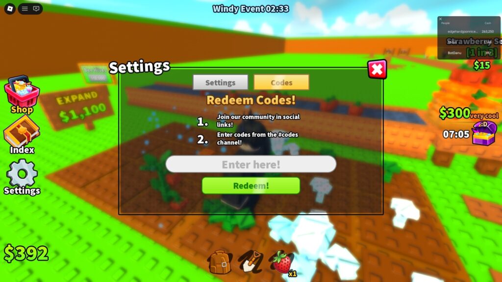 Roblox - Códigos de Build A Farm Factory (maio de 2026)
