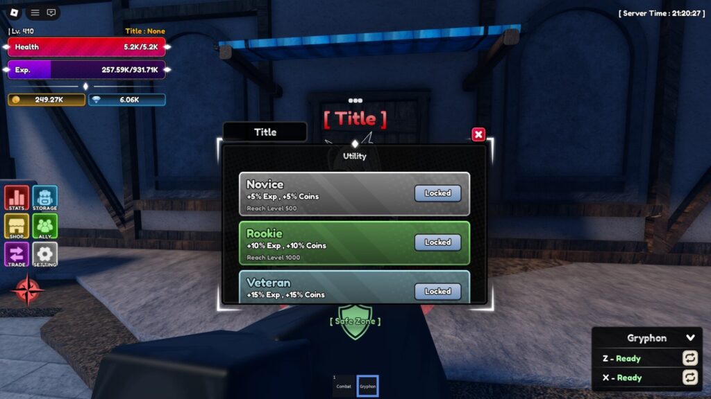 Roblox - Todos os títulos em Lineage Piece