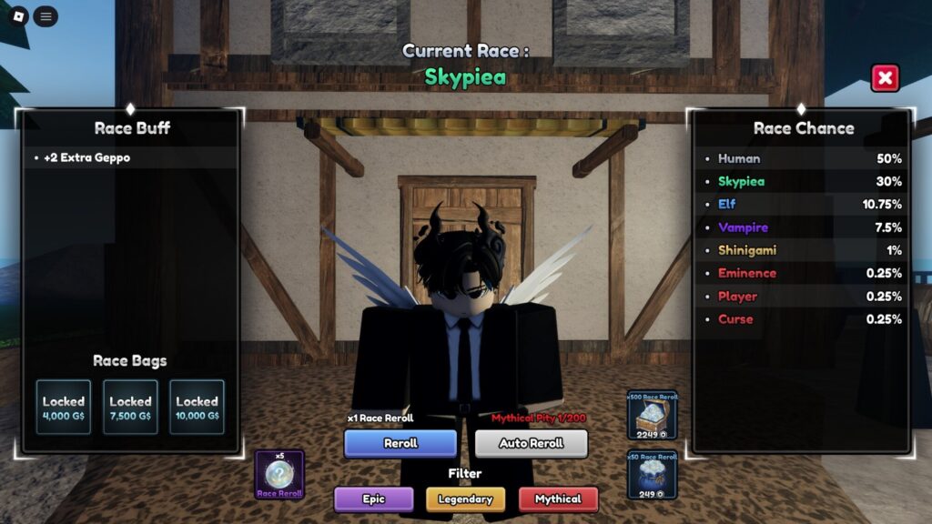 Roblox - Todas as raças em Lineage Piece