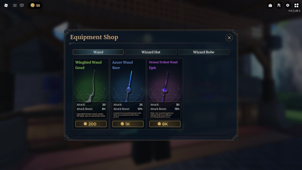 Roblox - Guia completo de varinhas em Wizard Alchemy