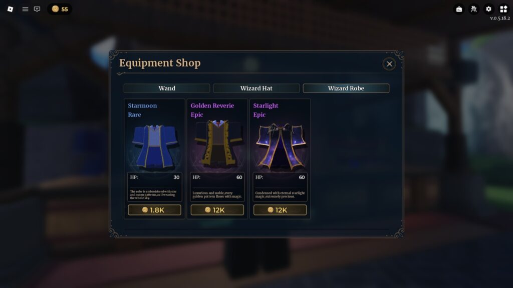 Roblox - Guia completo de roupas em Wizard Alchemy