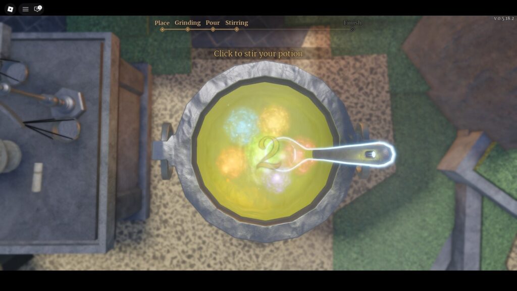 Roblox - Como fazer e refinar poções em Wizard Alchemy