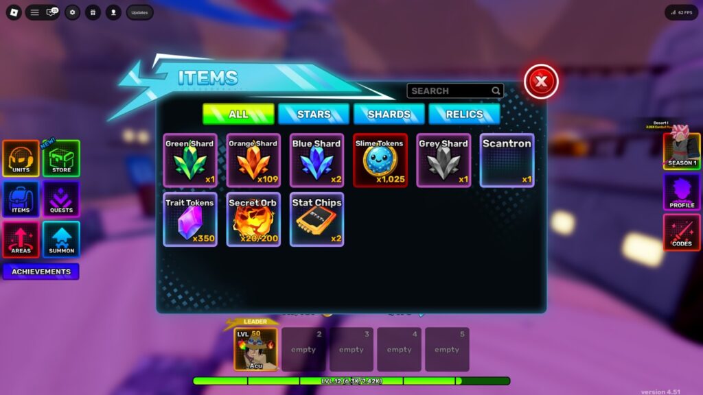 Roblox - Como Conseguir Todos os Itens em Anime Story 2