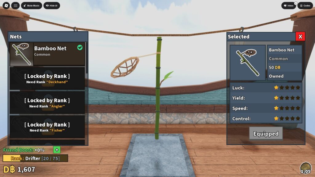 Roblox - Todos os Redes de Pesca em Catch and Cook