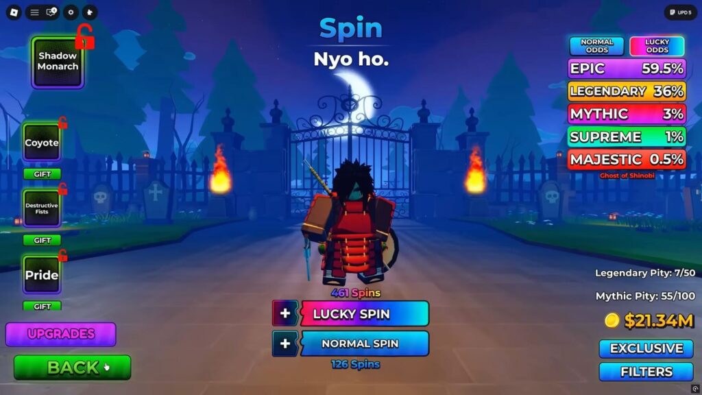 Roblox - Como conseguir o Fantasma do Shinobi em Anime Apocalypse