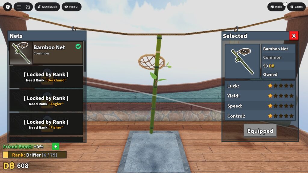 Roblox - Tier List de Redes de Pesca em Catch and Cook