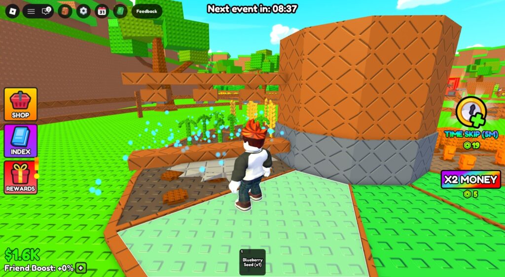 Roblox - Como plantar sementes em Build a Ring Farm