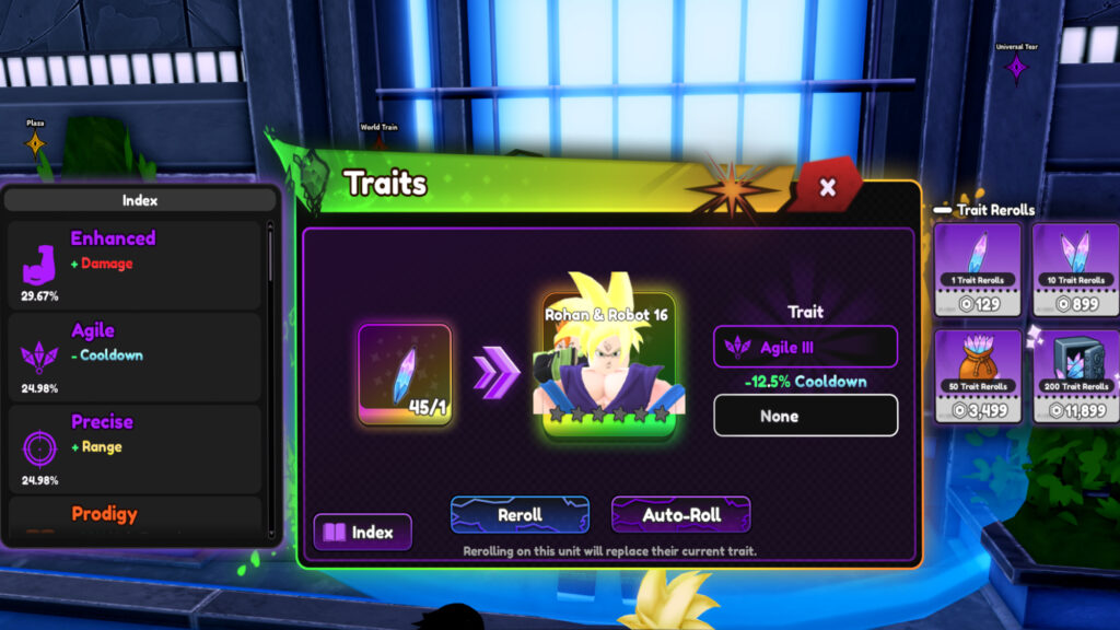 Roblox - Guia de Traços em Universal Tower Defense X