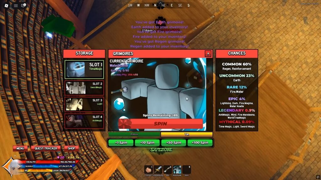 Roblox - Como conseguir a Noelle de Água em Clover Origins