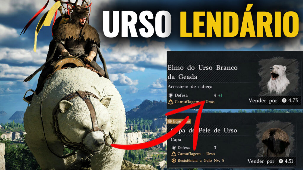 Crimson Desert: como conseguir a montaria do Urso Branco Lendário
