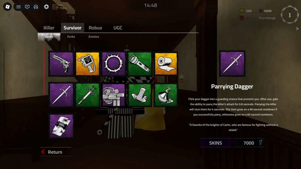 Roblox - Guia completo da Adaga de Aparar em Violence District