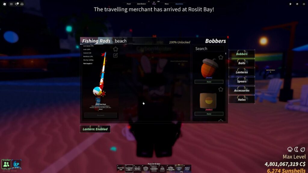 Roblox - Como conseguir a Vara Bola de Praia em Fisch