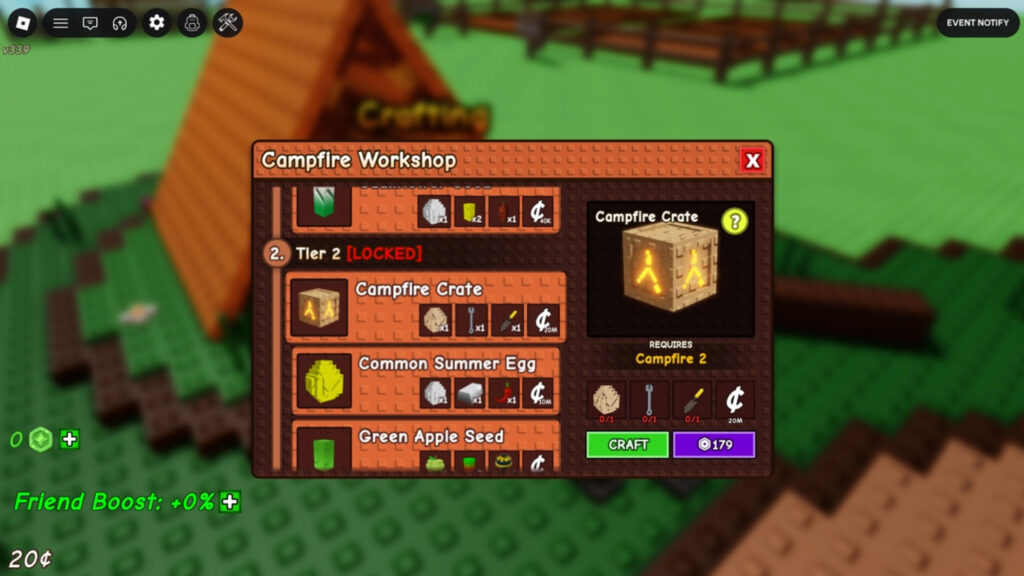 Roblox - Como conseguir a Caixa de Fogueira em Grow a Garden