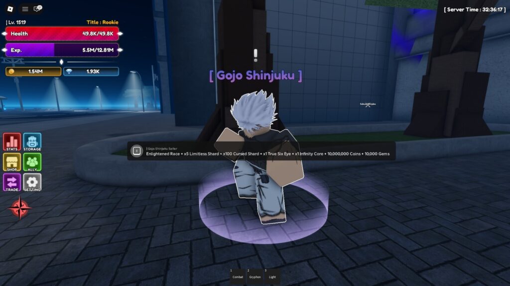 Roblox - Como conseguir Gojo Shinjuku em Lineage Piece