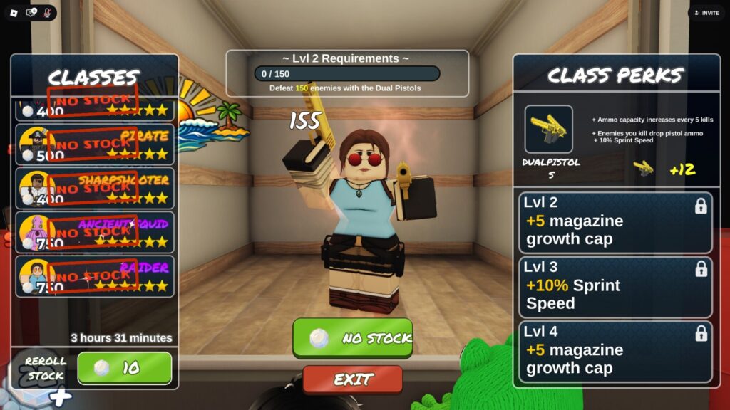 Roblox – Todas as Classes em 100 Days at Sea