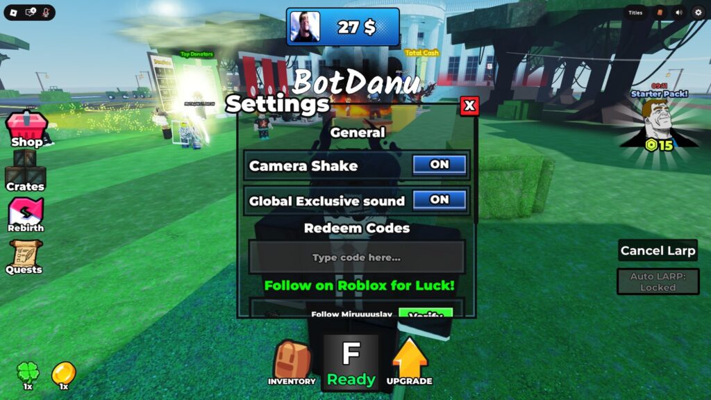 Roblox - Códigos de Excuse Me Sir (junho 2026)