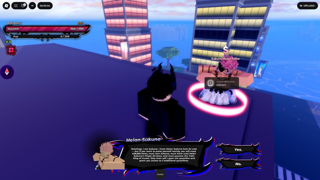Roblox - Como conseguir Sukuna (Heian) em Fusion Piece