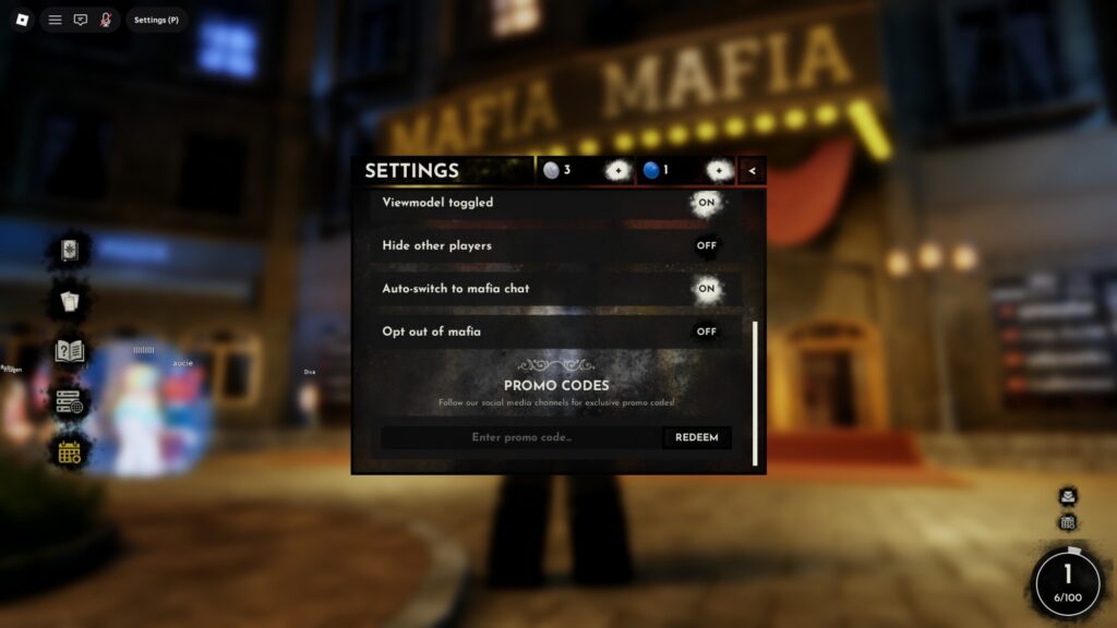 Roblox - Códigos de Mafia (junho 2026)