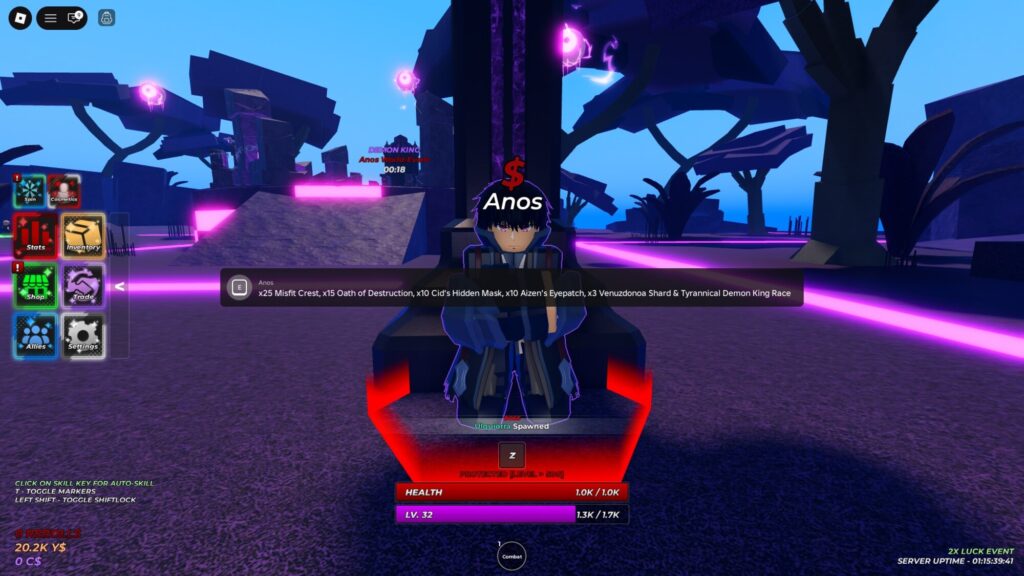 Roblox - Como desbloquear Anos em Reign Piece
