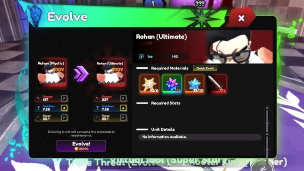 Roblox - Como conseguir e evoluir Rohan (Místico) em Universal Tower Defense X